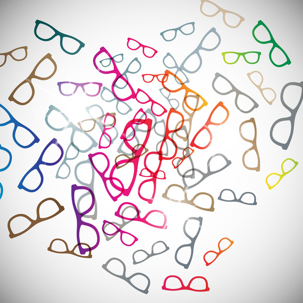 Abstract background: glasses - Vector, Image