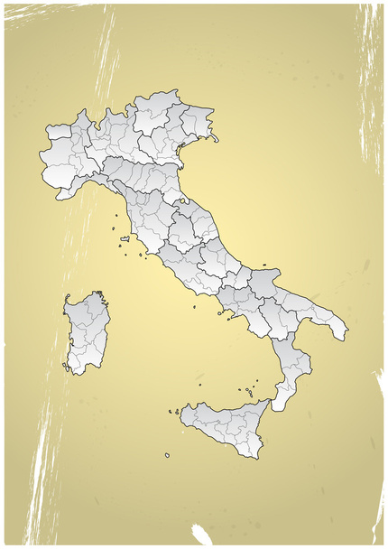 Olaszország térképek - Vektor, kép