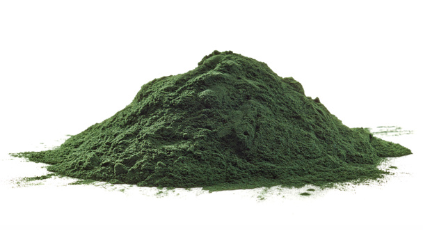 Spirulina-algen poeder - Foto, afbeelding