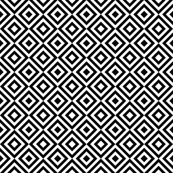 Bezešvá černá a bílá dekorativní pozadí vzorek textury tapeta - Vektor, obrázek