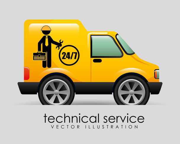 technical service - Vector, Image