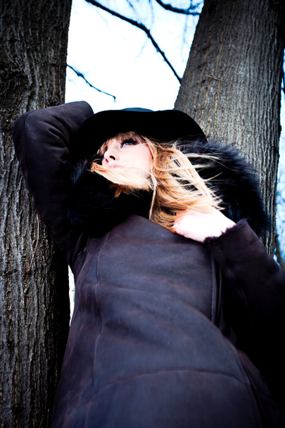 winter fashion woman - Valokuva, kuva