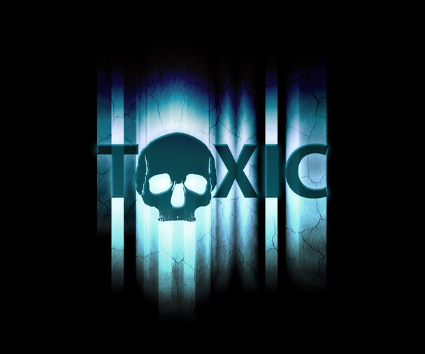toxic wallpaper - Foto, Bild