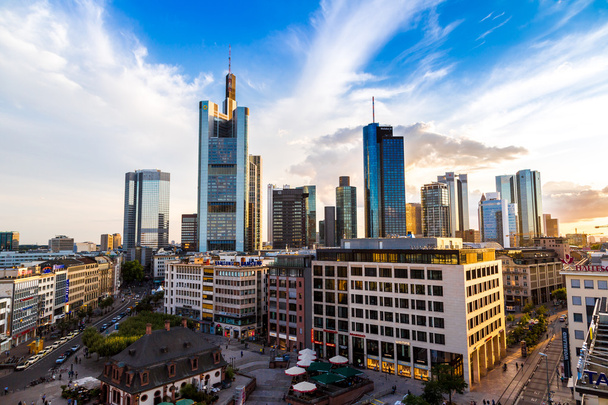 Aerial view of Frankfurt - Фото, изображение