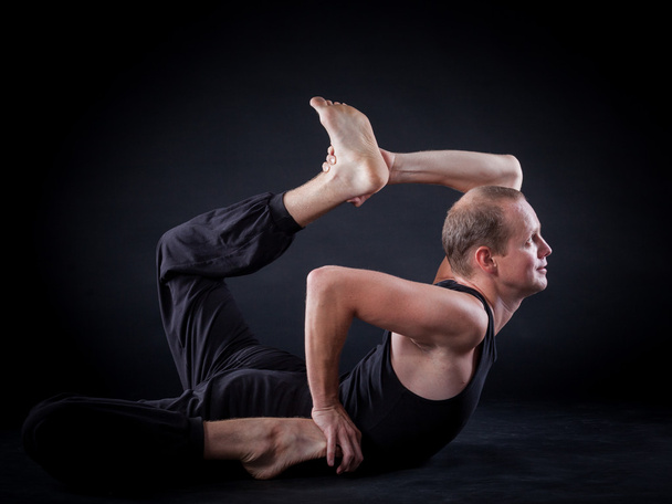 Yoga man - Foto, Imagen