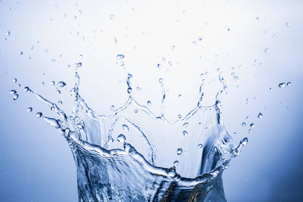 Water splash close-up. Abstract background  - Фото, изображение