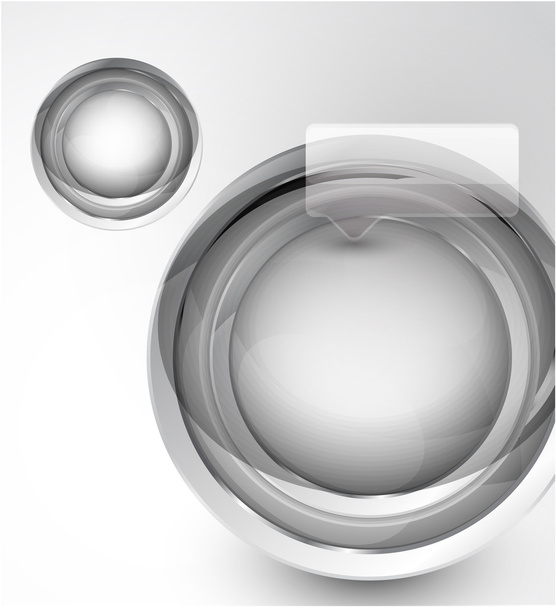 Abstract technology circle background - Vetor, Imagem