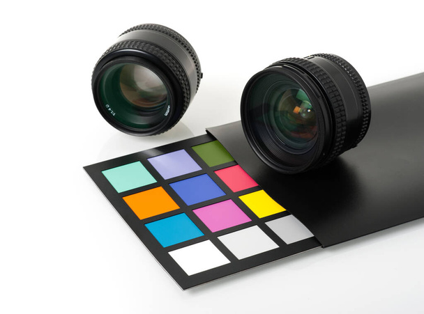 correzione del colore della fotocamera da vicino - Foto, immagini