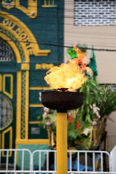 символічний вогонь незалежності Баїї - Фото, зображення