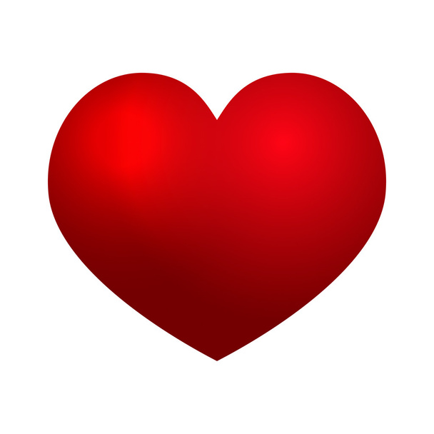 rotes Herz - Vektor, Bild