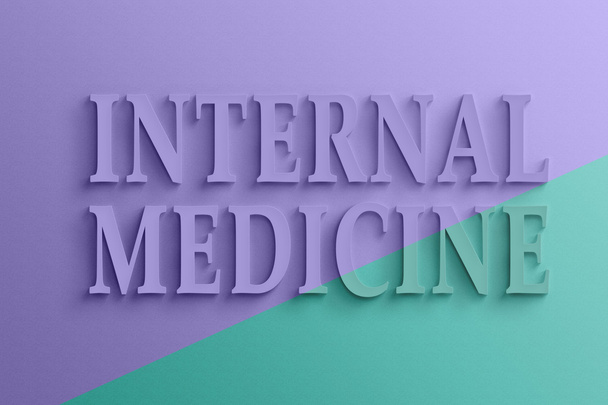 text of internal medicine - Photo, Image