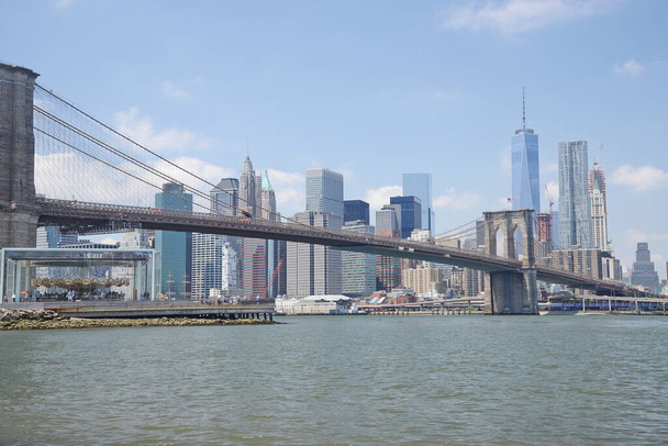 Brooklynský most, denní pohled - Fotografie, Obrázek
