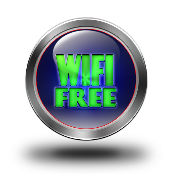 Бесплатный глянцевый значок WIFI
 - Фото, изображение