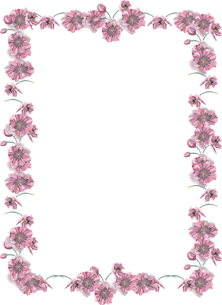Frame flowers - Photo, Image