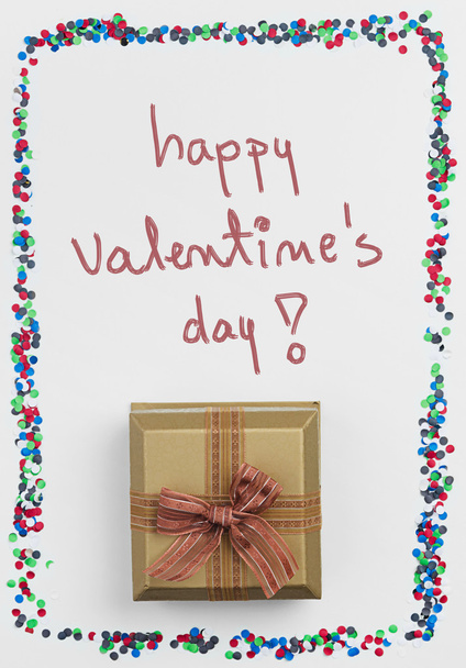 Happy Valentine's Day gift box - Фото, изображение