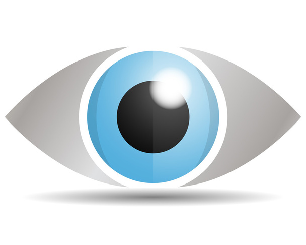 Logo del ojo - Vector, Imagen