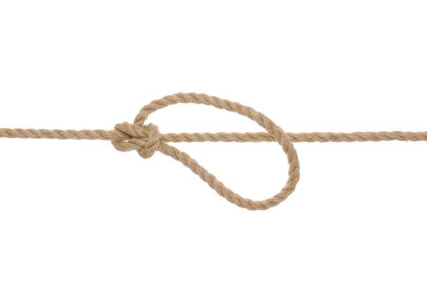 Rope with Bowline Knot - Φωτογραφία, εικόνα