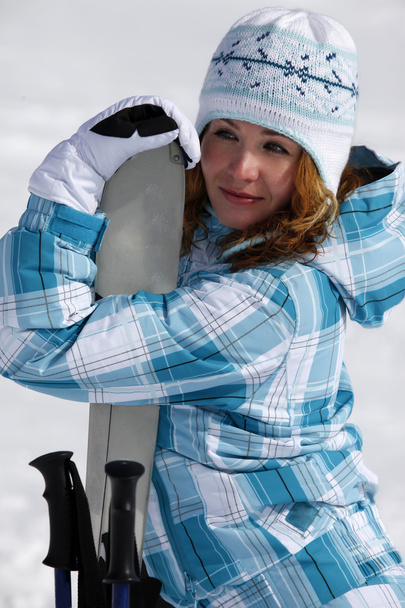 Skier fille
 - Photo, image