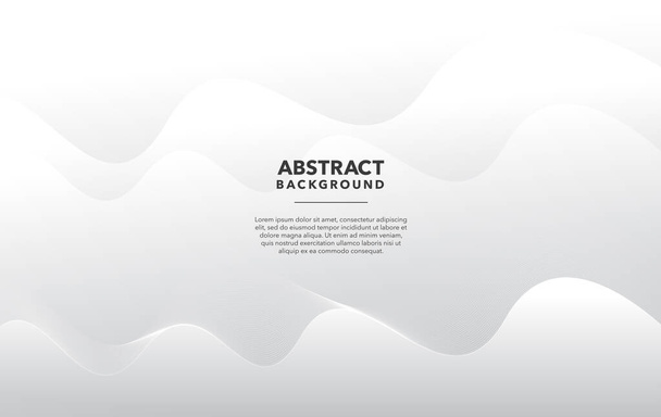 white gray modern abstract background design - Vector, afbeelding