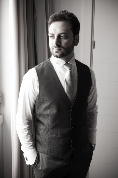 Young Italian groom before marriage - Photo, image