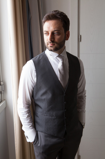 Young Italian groom before marriage - Photo, Image