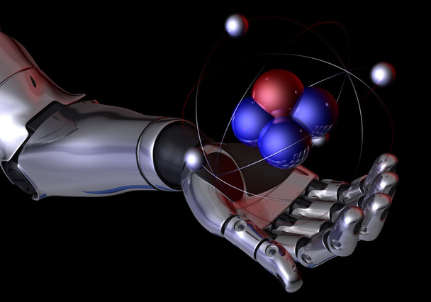 Робот и атом
 - Фото, изображение