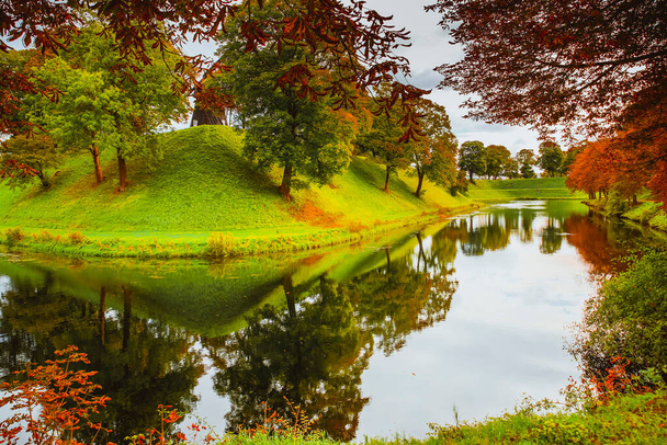 Kastellet park Koppenhágában nézet - Fotó, kép
