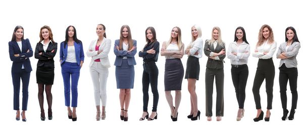 "in full growth.a group of successful businesswomen" - Zdjęcie, obraz