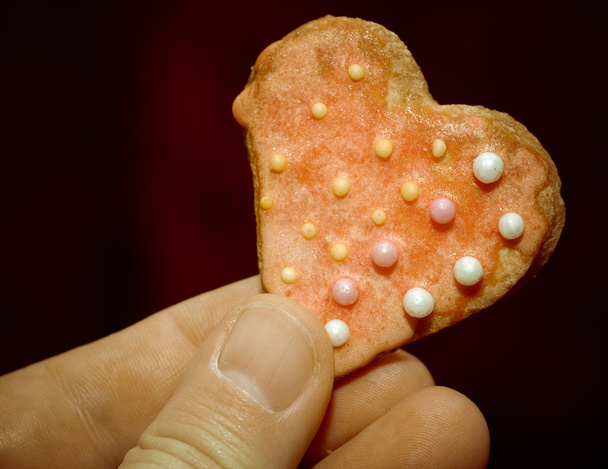 Τα cookies καρδιές αγάπη. - Φωτογραφία, εικόνα