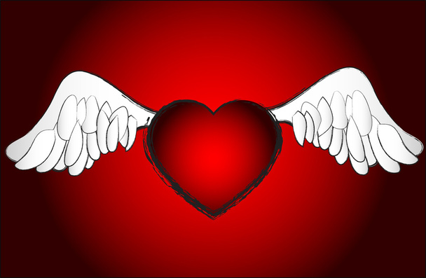 Valentines Day Heart vector illustration - Vector, Image