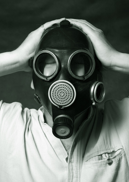 máscara de gás
 - Foto, Imagem