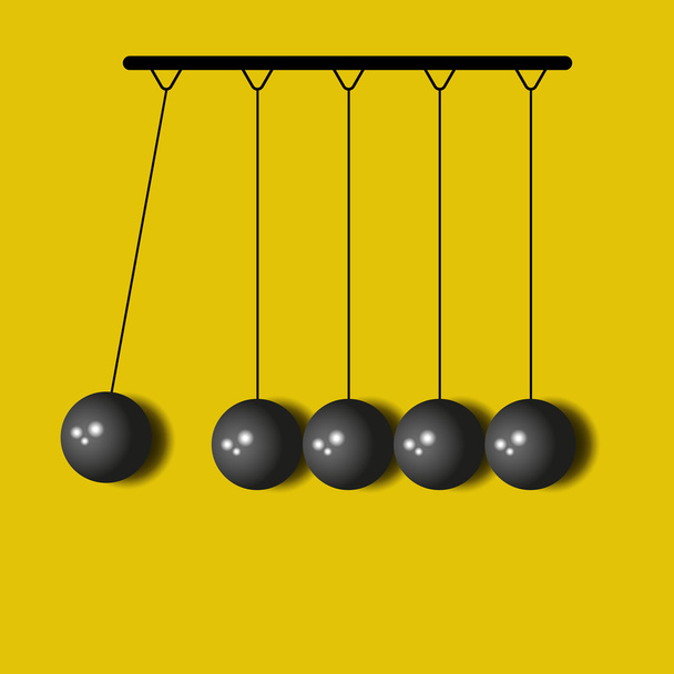 Perpetuum Mobile balls - Vector, Image