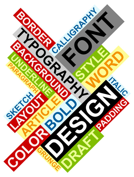 Webwords que se relacionam com design
 - Vetor, Imagem