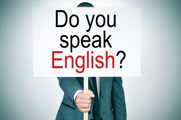 Parlez-vous anglais signe
 - Photo, image