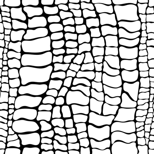 Reptielenhuid naadloos patroon - Vector, afbeelding