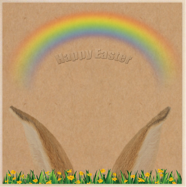 Bruine pasen achtergrond - Foto, afbeelding