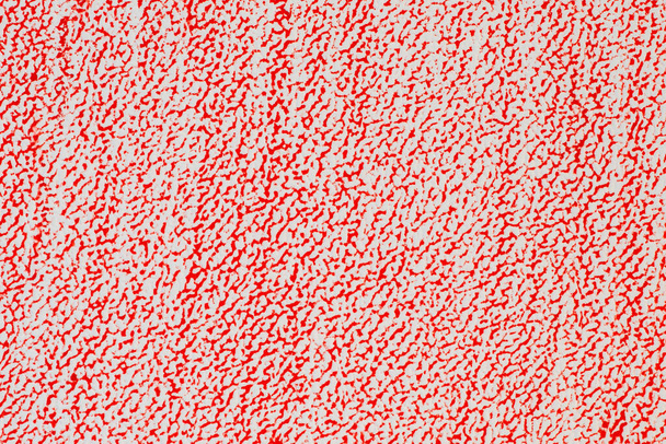 Celý aršík kresleného papíru v červené barvě pastelovými pastelkami - Fotografie, Obrázek