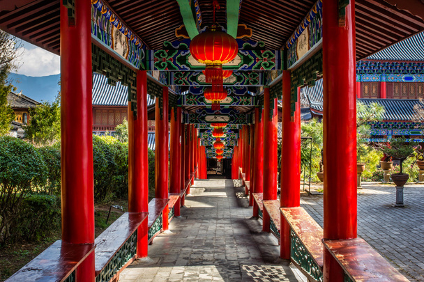 Κινέζικα εξωτερική «διάδρομο - Φωτογραφία, εικόνα