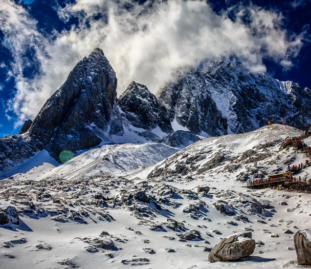 Jade Dragon Snow Mountain - Zdjęcie, obraz