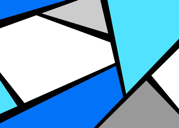 Renkli soyut geometrik desenli minimalist arkaplan ve bazı kopyalama alanı ile - Vektör, Görsel