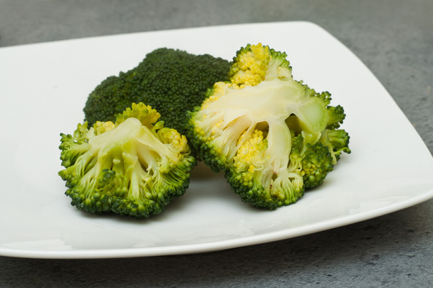 Broccoli cooked fresh closeup - 写真・画像