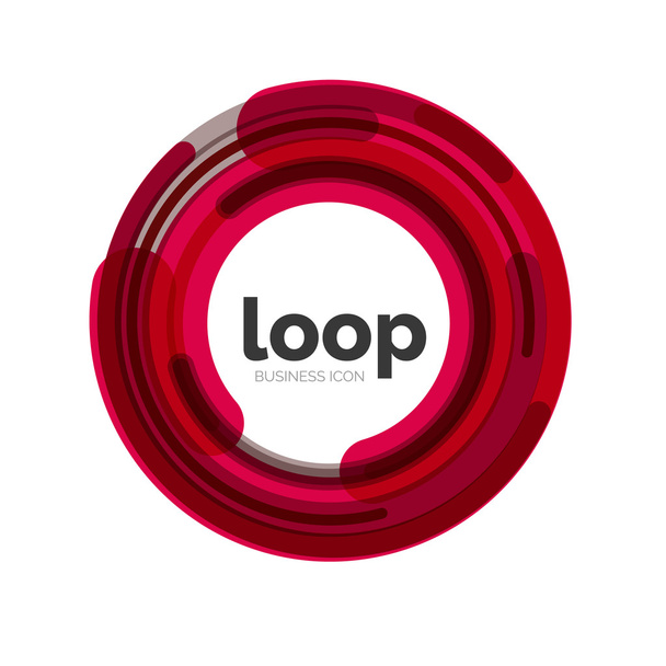Loop, infinity business icon - Vector, Image