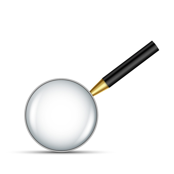 Realistic vector magnifying glass - Vector, Image