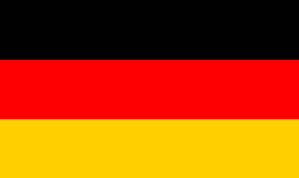 Duitsland. Vlag van Duitsland. Horizontaal ontwerp. llustratie van de vlag van Duitsland. Horizontaal ontwerp. Abstract ontwerp. Illustratie. Kaart. Hoofdstad Berlijn. - Foto, afbeelding