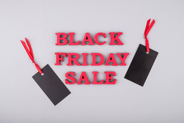 Black friday sale. Shopping concept with text and package boxes - Φωτογραφία, εικόνα