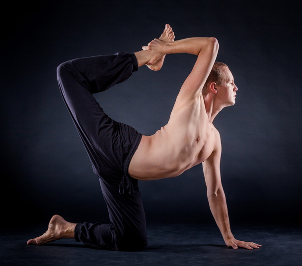 Yoga man - Foto, Bild