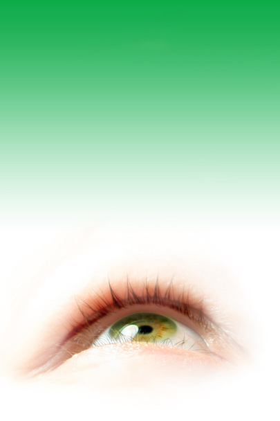 zöld szem - Fotó, kép