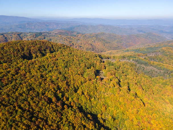 Amazing Autumn Landscape of Erul mountain, Pernik Region, Bulgaria - Foto, imagen