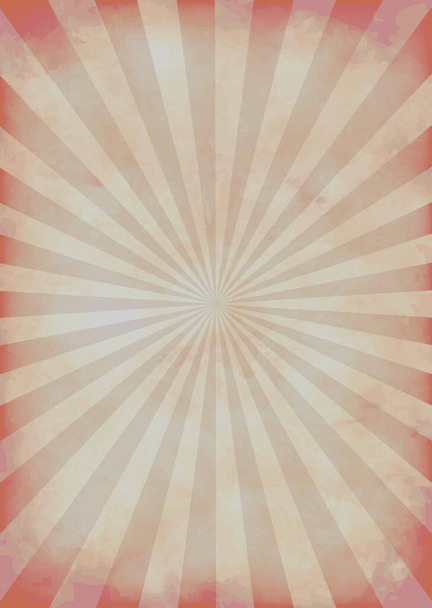 Illustration de fond motif radial (texture vintage) - Vecteur, image