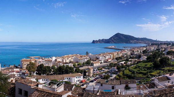 Panorama of the Costa Blanca from the overlook point in Altea, Spain - Photo, Image